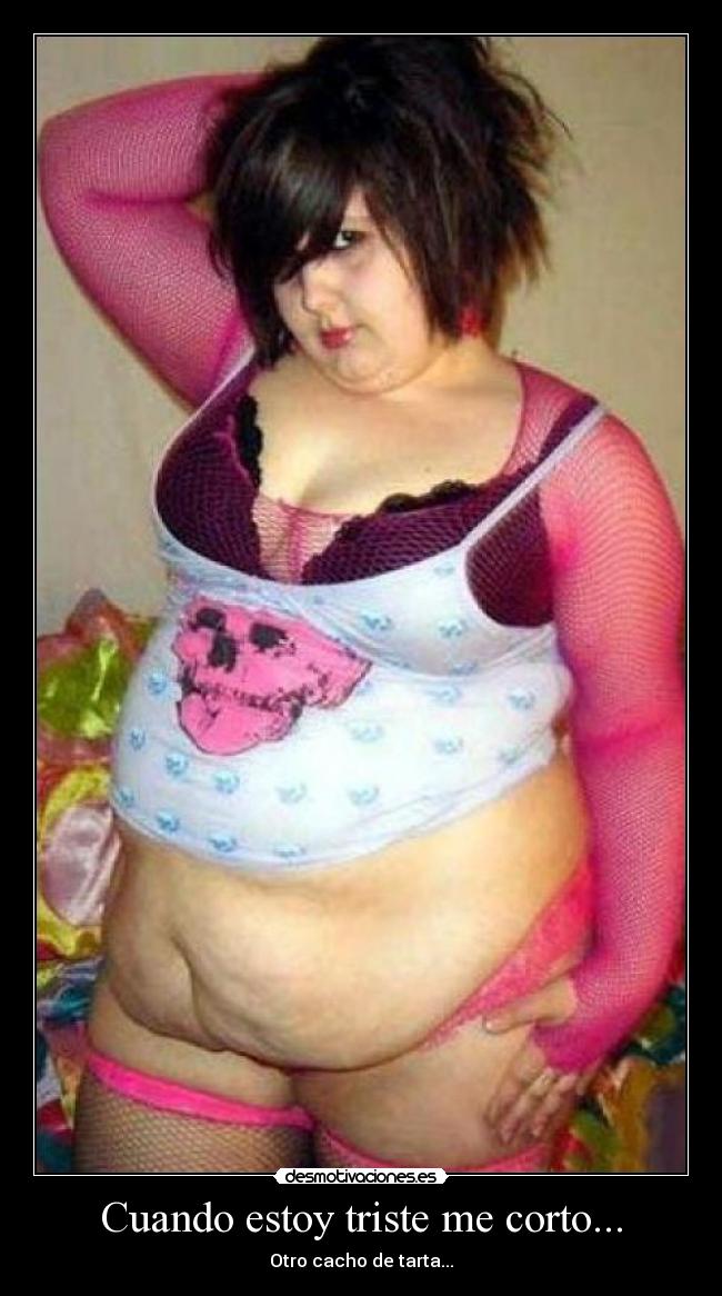Cuando estoy triste me corto... - Otro cacho de tarta...