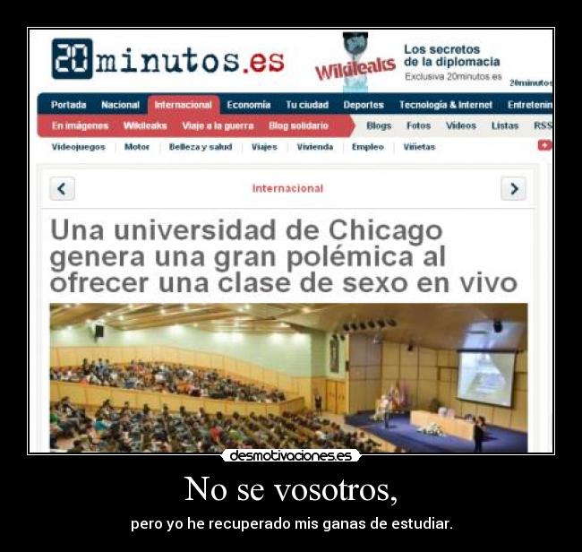 carteles universidad sexo chicago desmotivaciones