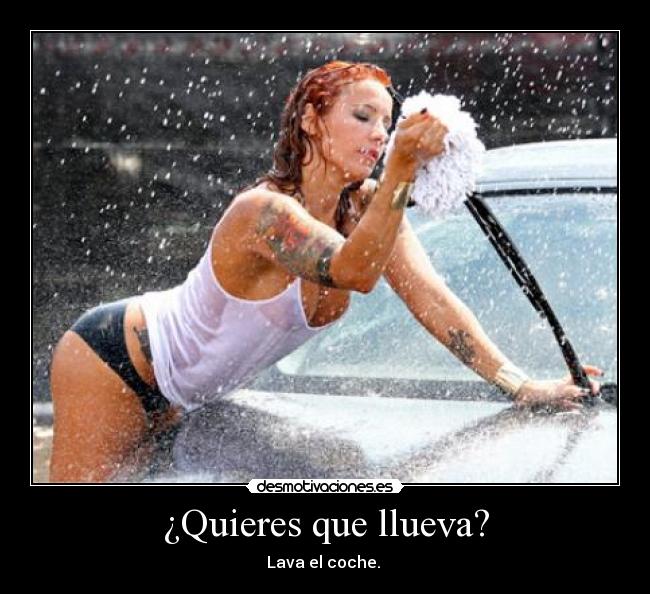 ¿Quieres que llueva? - 