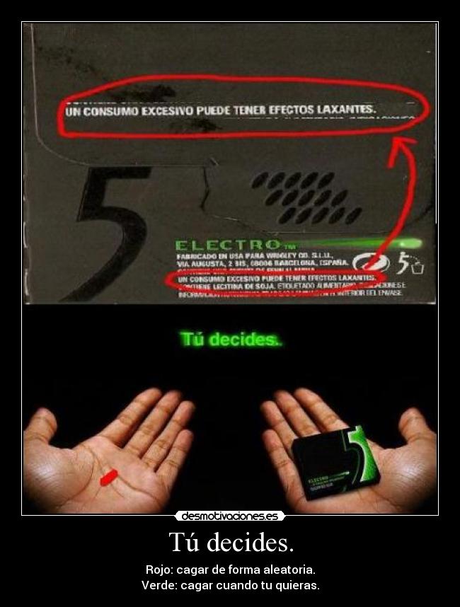 Tú decides. - 