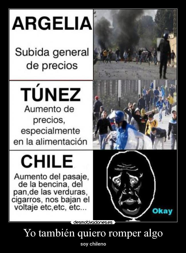 Yo también quiero romper algo - soy chileno