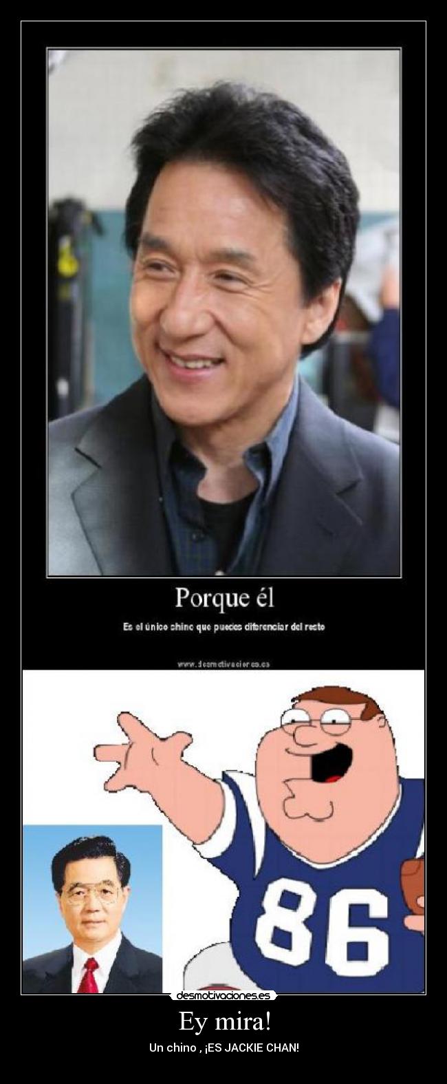Ey mira! - Un chino , ¡ES JACKIE CHAN!