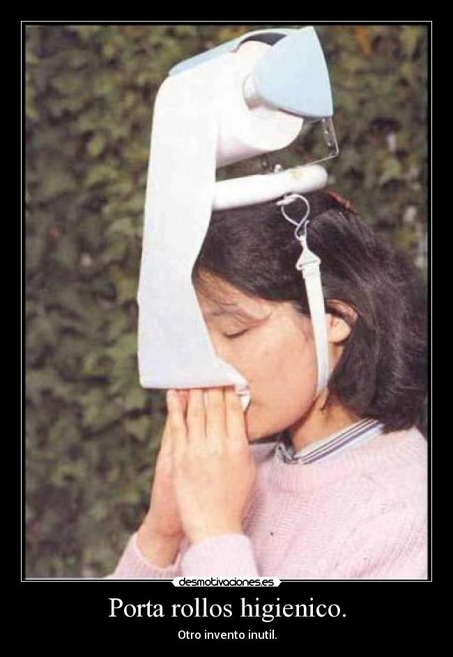 Porta rollos higienico. -