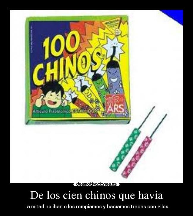 De los cien chinos que havia - 