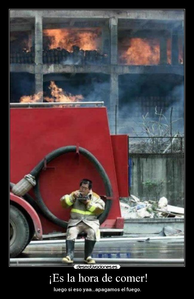 ¡Es la hora de comer! -