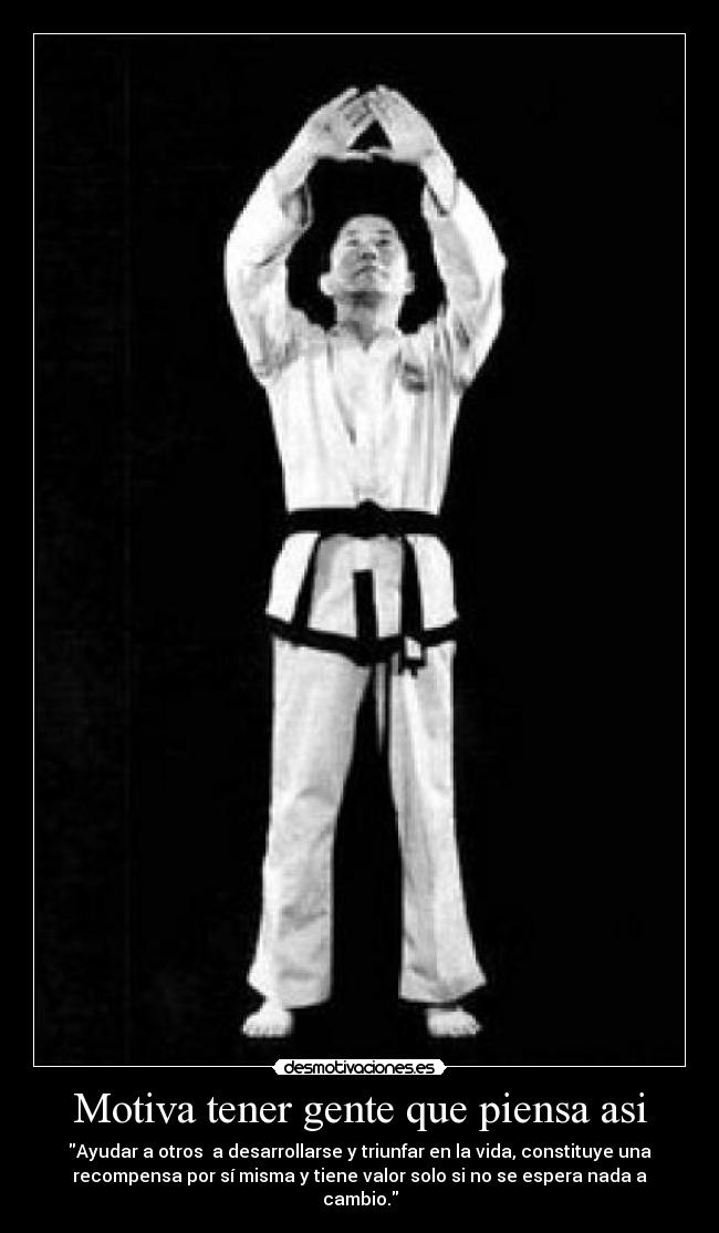 Motiva tener gente que piensa asi -