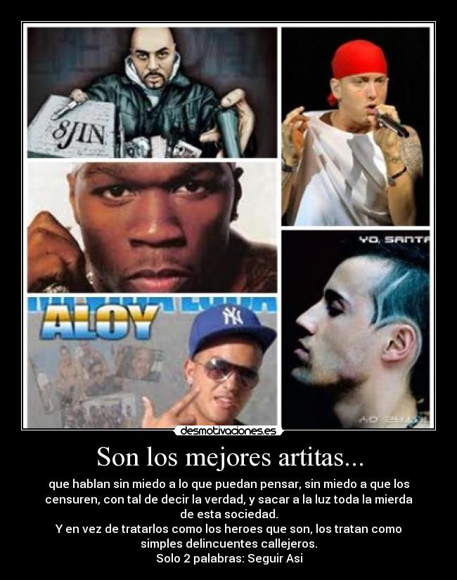 carteles rap desmotivaciones