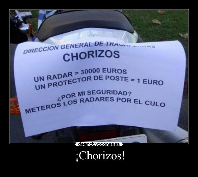 ¡Chorizos! -