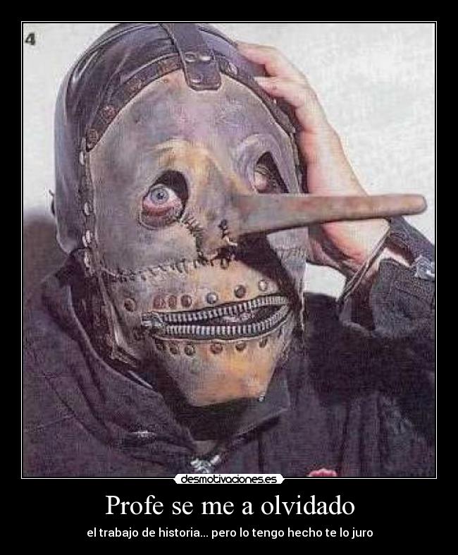 Profe se me a olvidado -