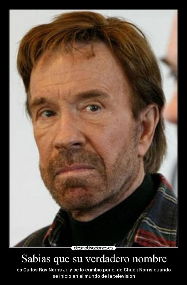 Sabias que su verdadero nombre -