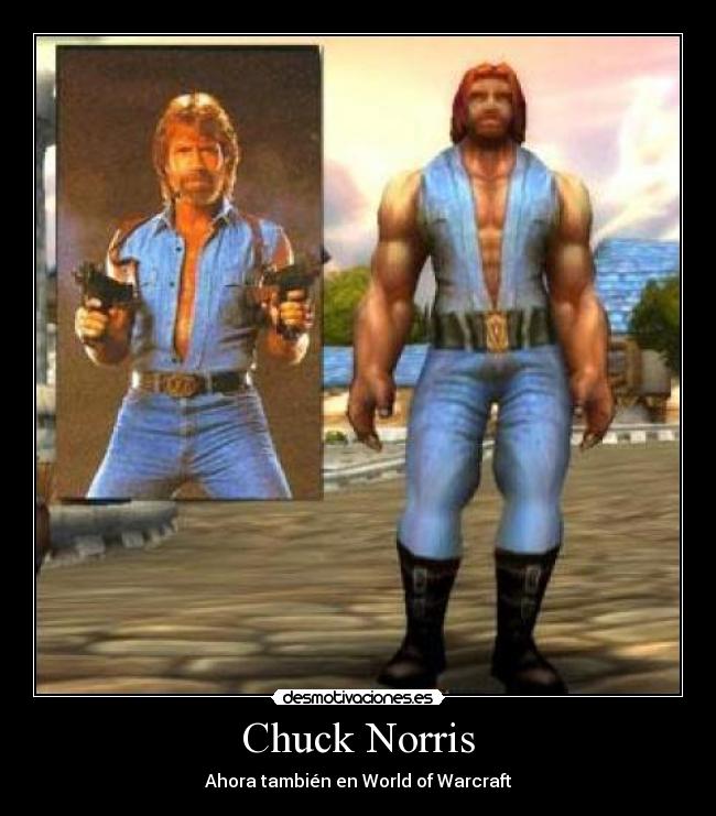 Chuck Norris - Ahora también en World of Warcraft