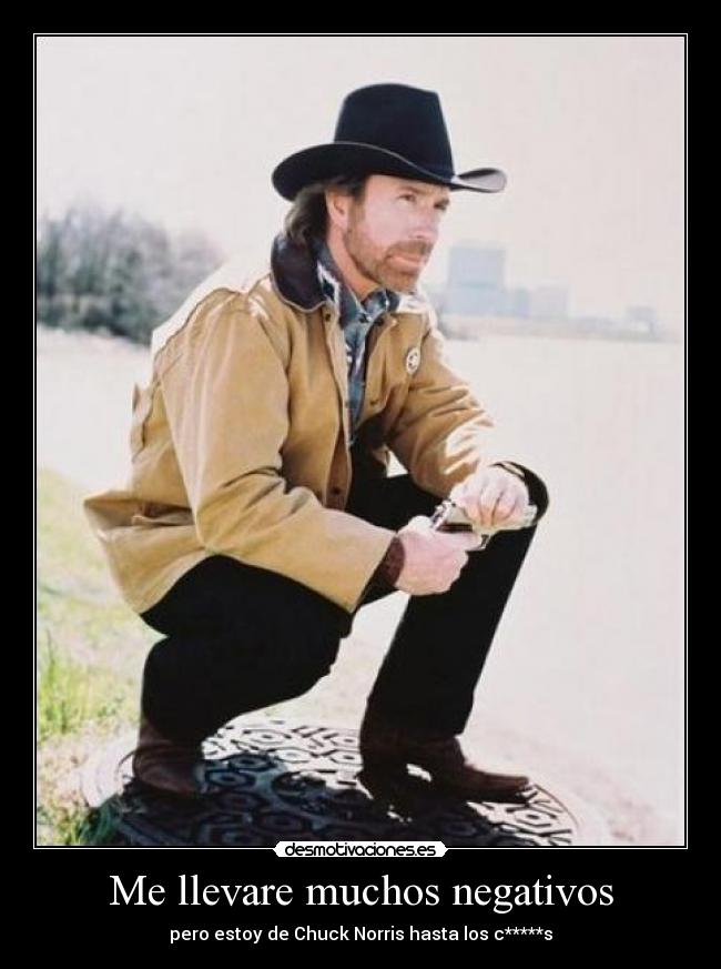 Me llevare muchos negativos -