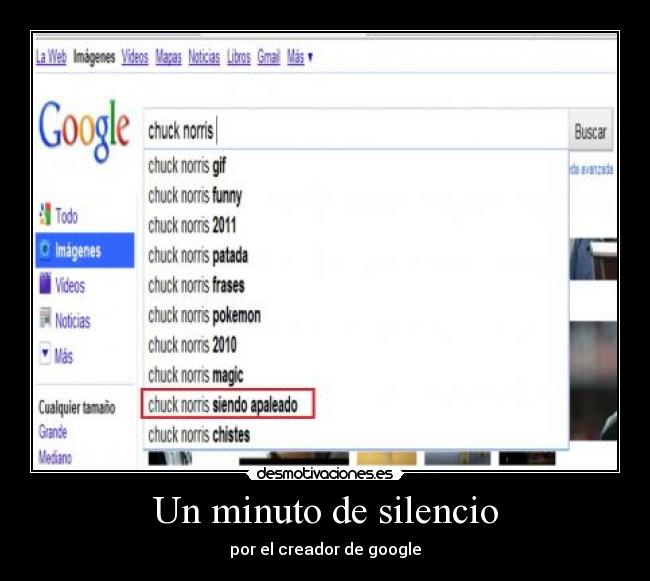Un minuto de silencio -