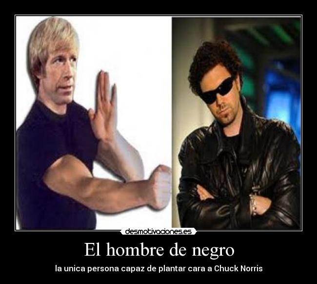 El hombre de negro -