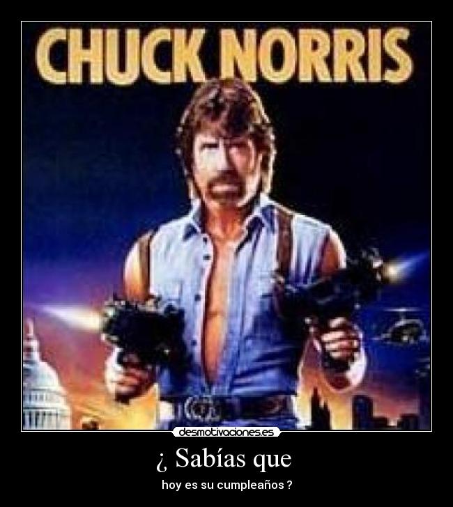 ¿ Sabías que  - hoy es su cumpleaños ?