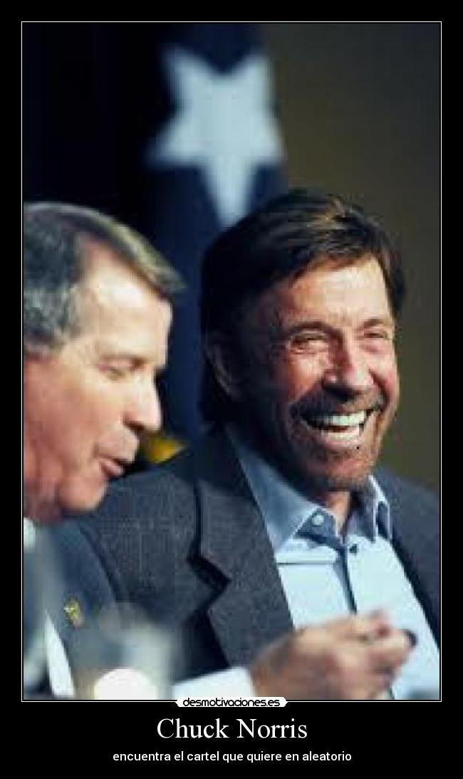 Chuck Norris - encuentra el cartel que quiere en aleatorio