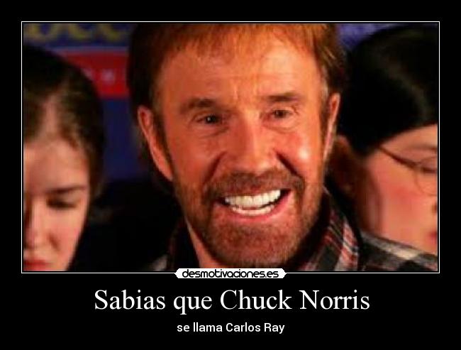 Sabias que Chuck Norris -