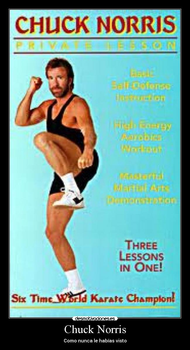 Chuck Norris - Como nunca le habías visto
