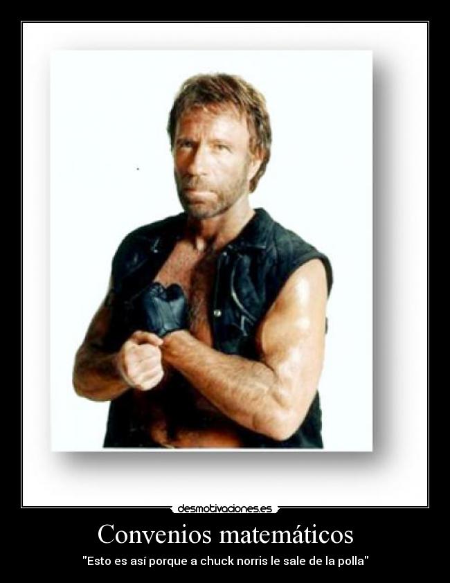 Convenios matemáticos -