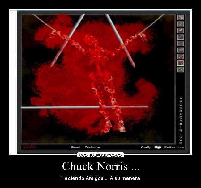 carteles chuck norris mejor amigo desmotivaciones