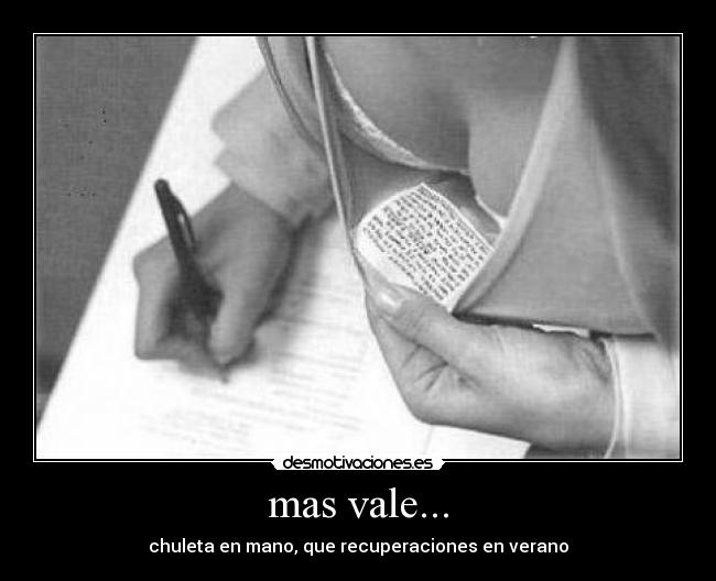 mas vale... - 