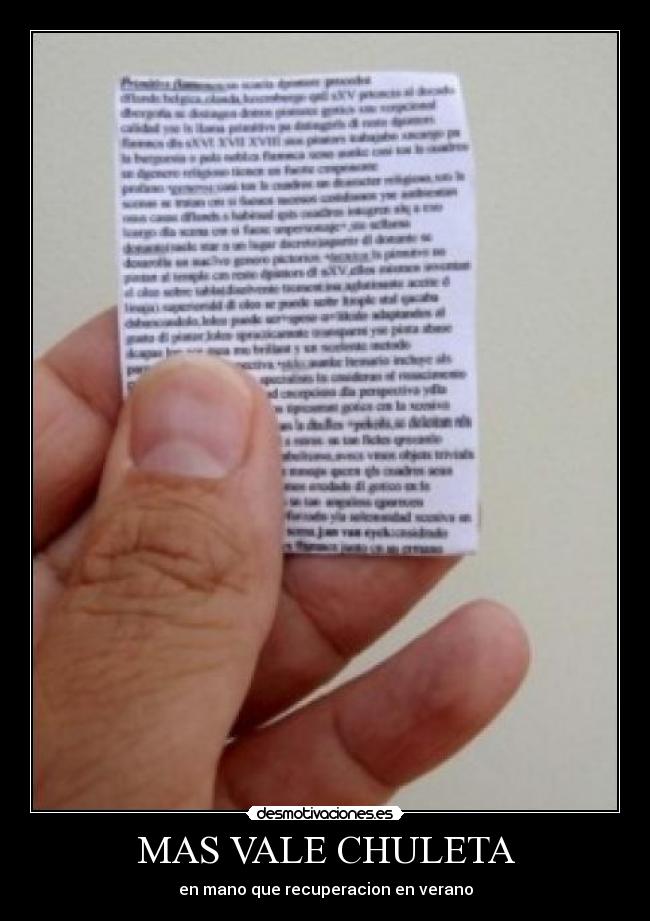 MAS VALE CHULETA -