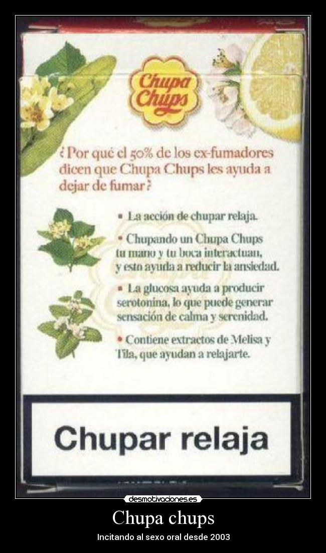 Chupa chups - Incitando al sexo oral desde 2003