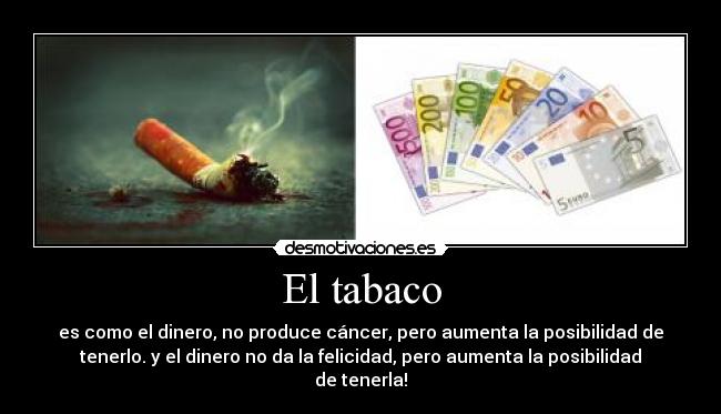 El tabaco - 