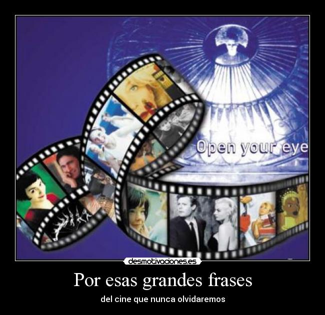 Por esas grandes frases -