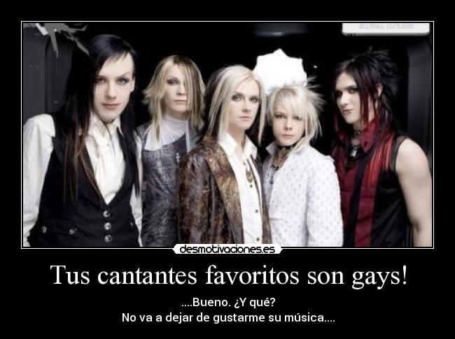 carteles cantantes gay musica desmotivaciones