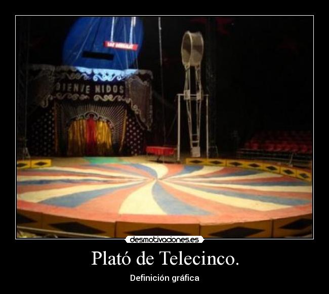 Plató de Telecinco. -