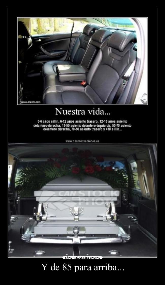 carteles ataud coche funebre mas anos desmotivaciones