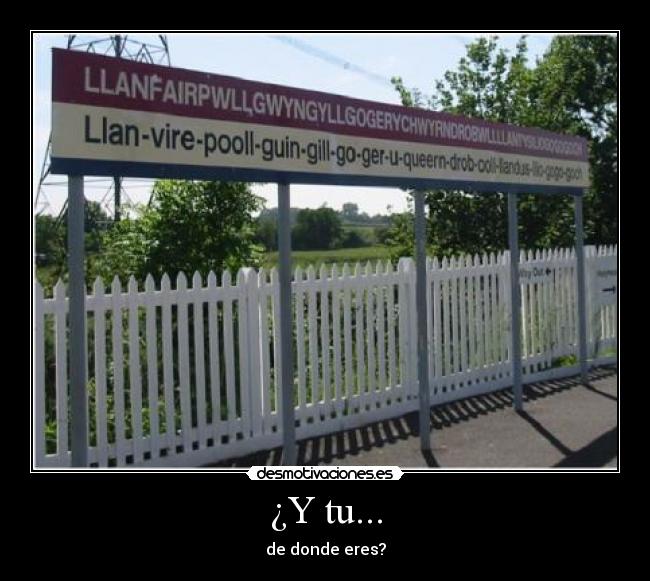 ¿Y tu... - de donde eres?