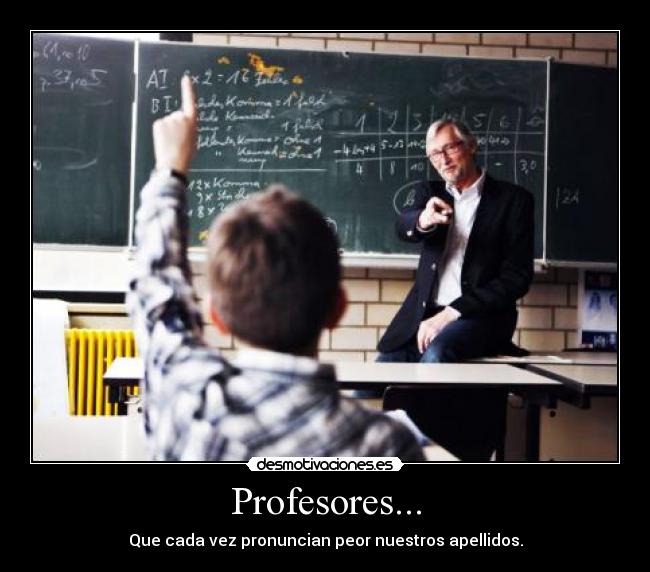 Profesores... - 