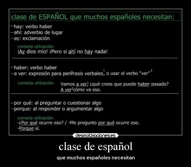 carteles clase espanol incultura desmotivaciones