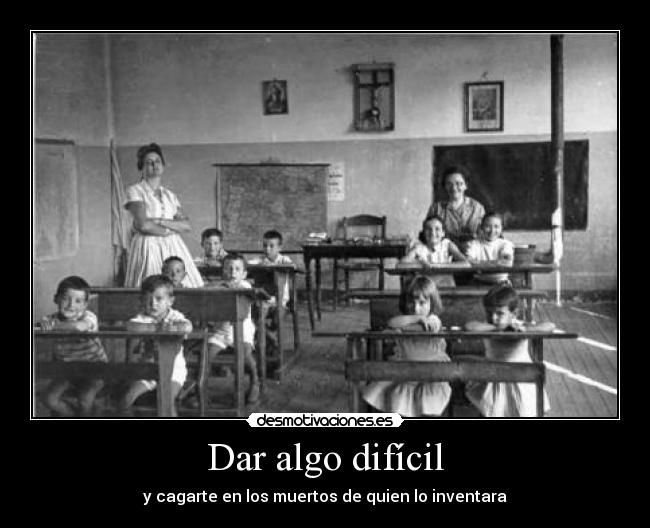 Dar algo difícil - 
