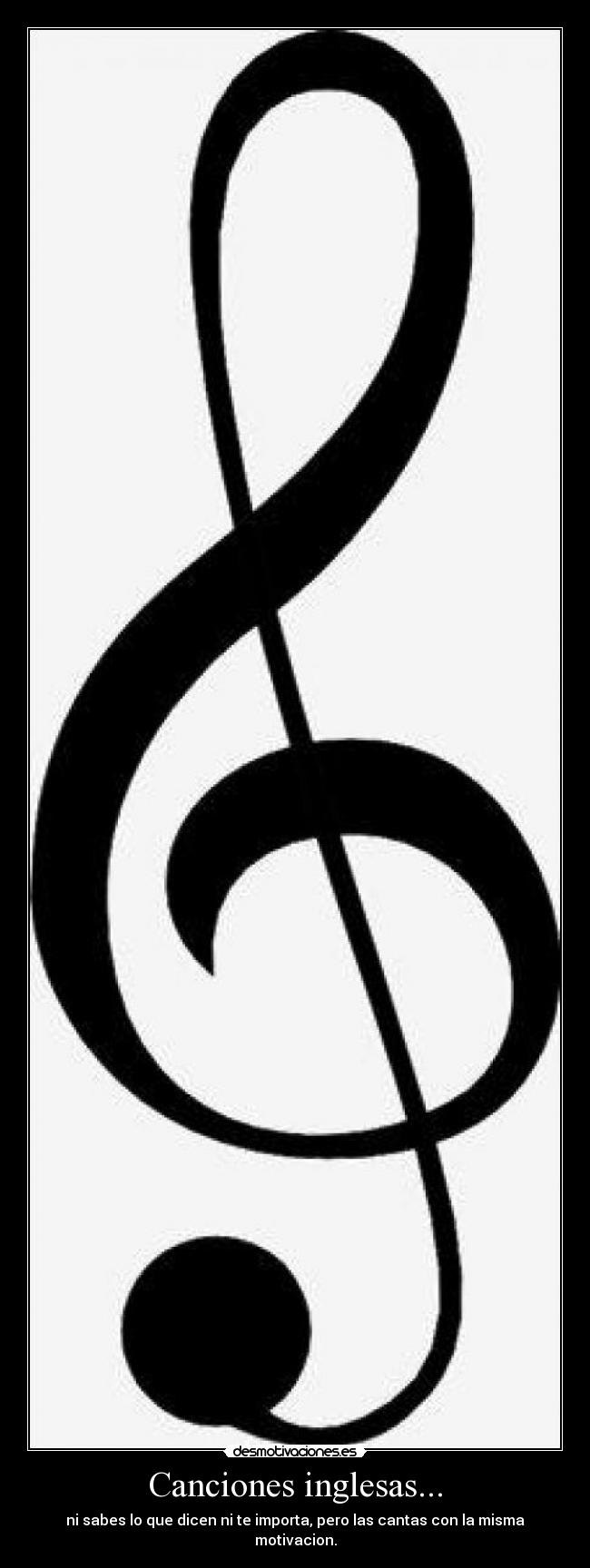 carteles canciones inglesas desmotivaciones
