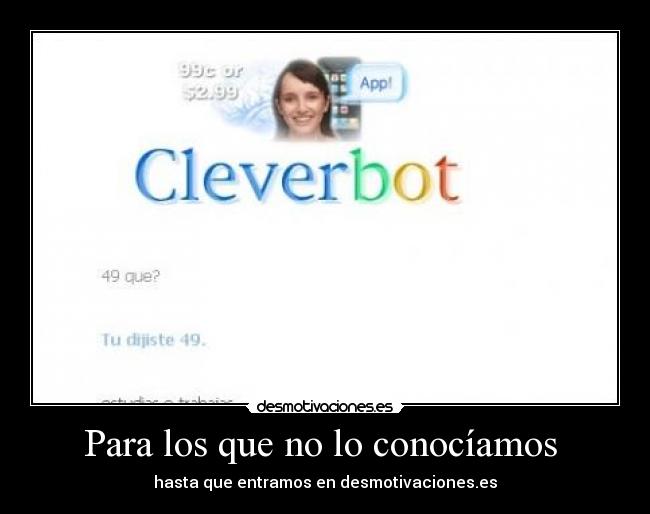 Para los que no lo conocíamos -