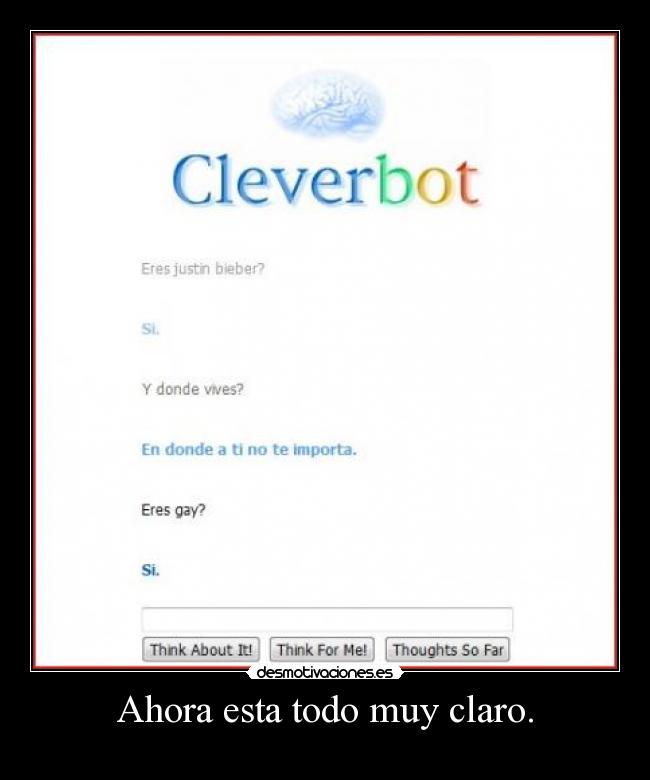 Ahora esta todo muy claro. - 