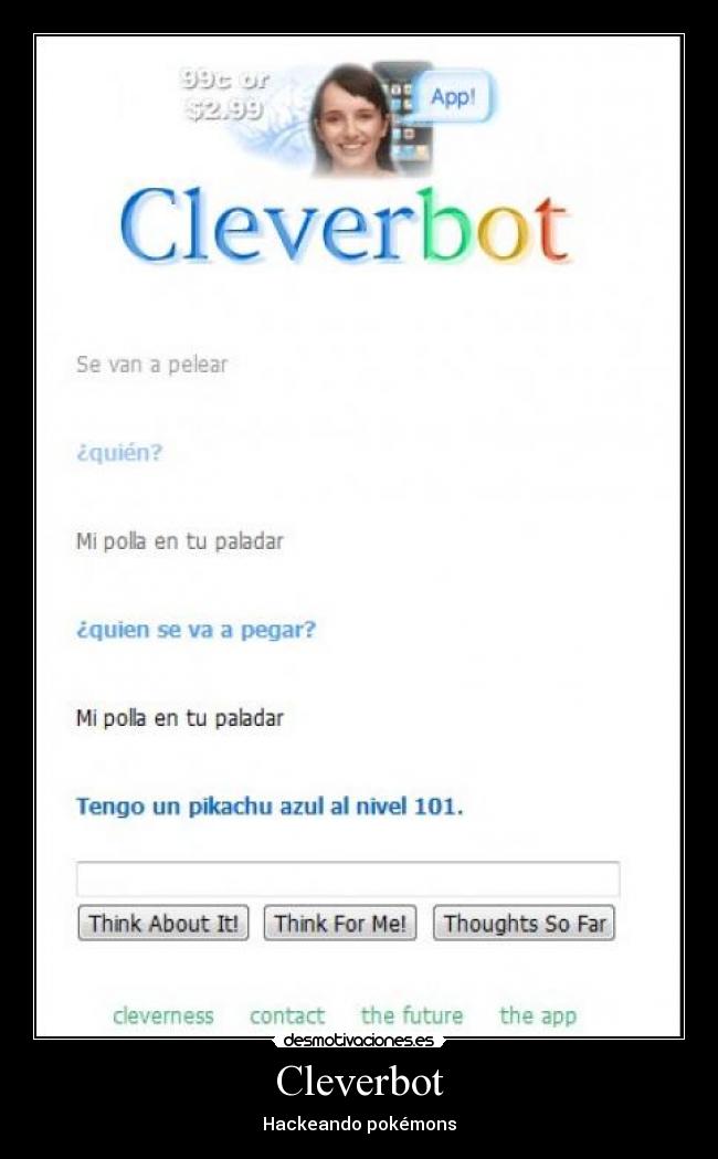 Cleverbot - Hackeando pokémons