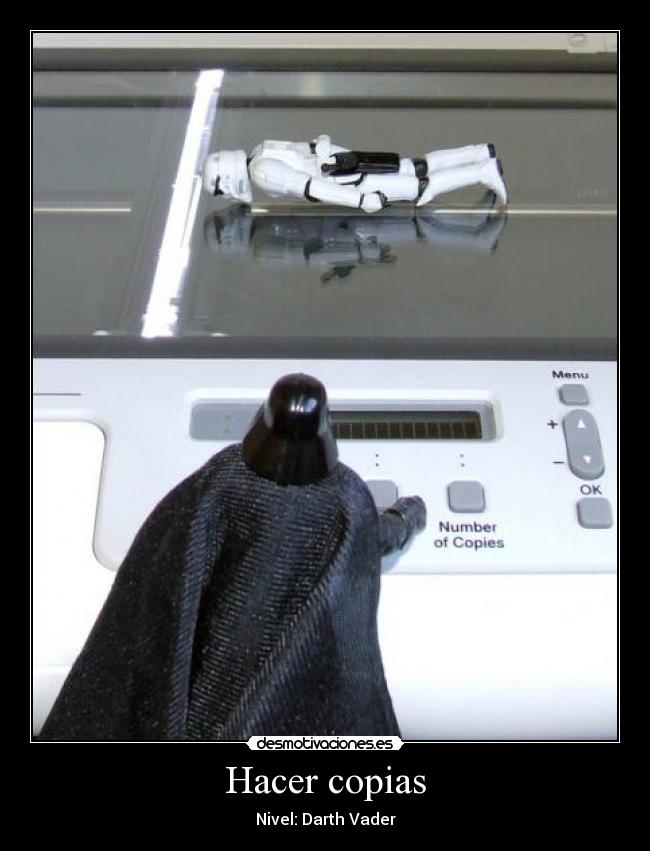 Hacer copias -