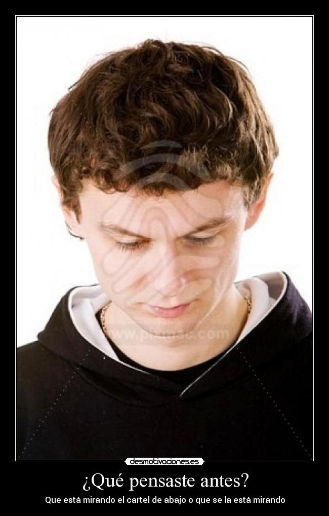 ¿Qué pensaste antes? - 
