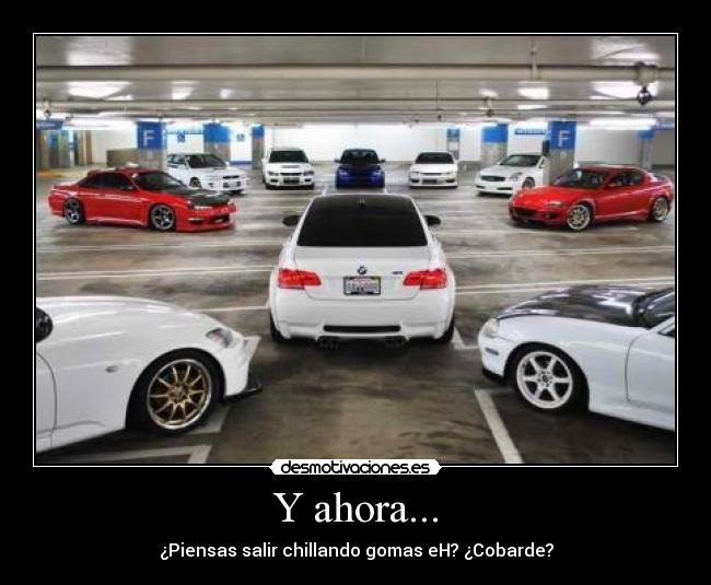 Y ahora... - ¿Piensas salir chillando gomas eH? ¿Cobarde?