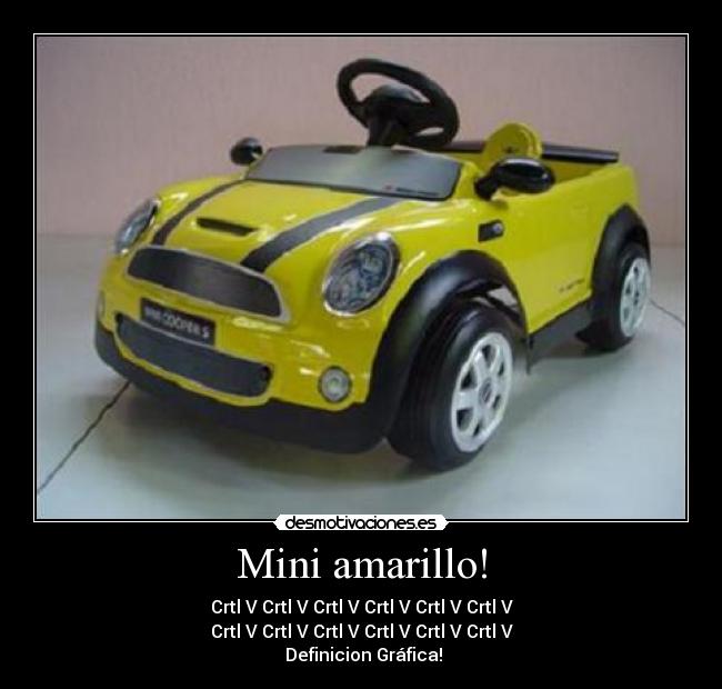 Mini amarillo! -