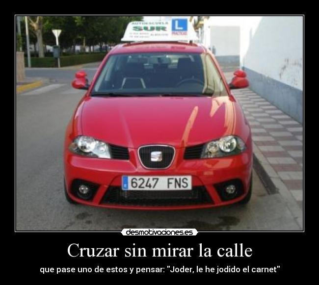 Cruzar sin mirar la calle - 