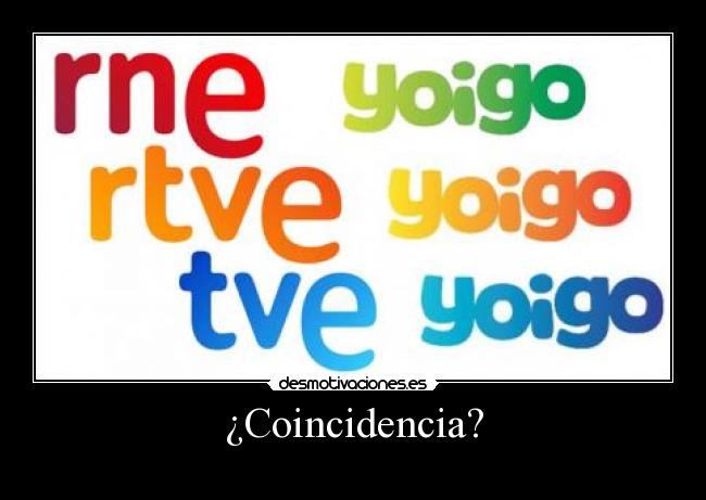 ¿Coincidencia? -