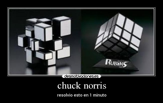 chuck norris - resolvio esto en 1 minuto