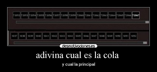 adivina cual es la cola -