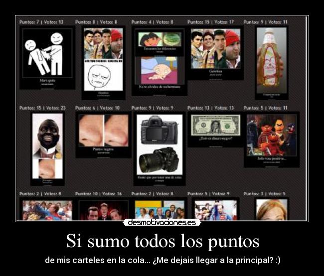 Si sumo todos los puntos -