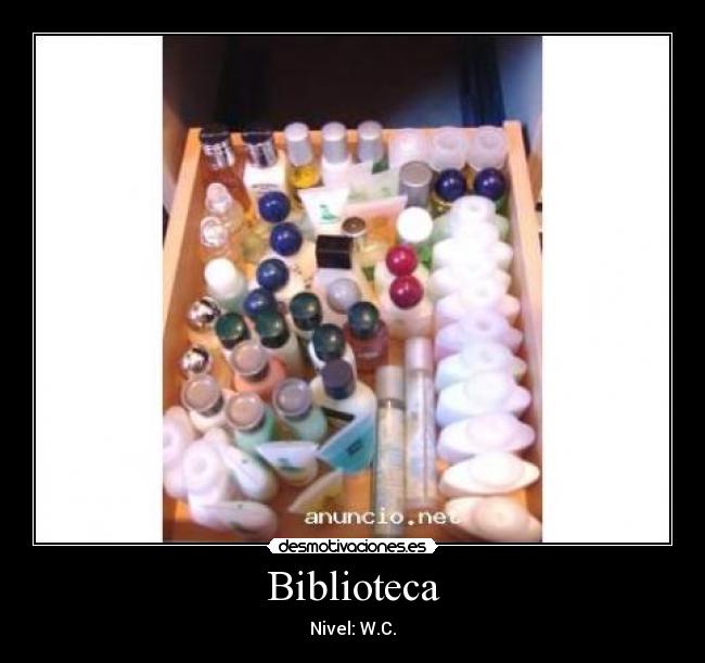 Biblioteca - Nivel: W.C.